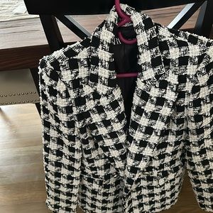 Zara tweed blazer, brand new